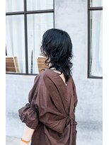 ホワイトルーム(White Room) 【低温デジパ】モードなウェーブヘア♪