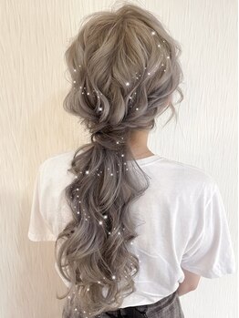 ベルグロー(BELLEGROW)の写真/【ヘアメイク専門サロン】かわいいStyleを1日しっかりキープ♪トレンドをプラスしたセットでこなれ感も◎