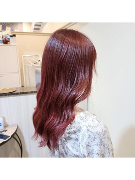 オズギュルヘア(Ozgur hair) 【福士直矢】ブリーチなし艶髪ピンク