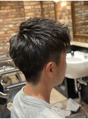 直毛改善アイロンパーマショートスタイル