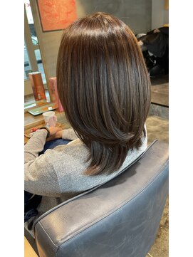 ファンファンバイルー 岐阜(fan fun by Rooo) ナチュラルハイライトカラー