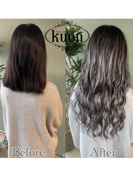 クオン(kuon) バレイヤージュSTYLE【シールエクステ】