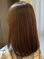 アンド ラ ブランシュ(&.La Blanche)&nbsp;レッドブラウン/ハッシュカット/フルバング/似合わせカット