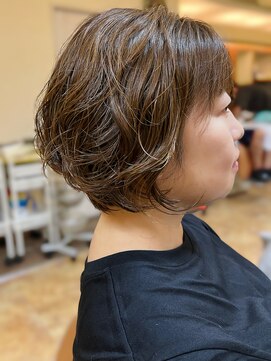 ラウンジ モリオ イケブクロ(Lounge MORIO Ikebukuro) ◎大人可愛いショートボブパーマ◎