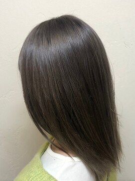 ヘアリゾート粋 ウナム 新宿東口店(enam) オリーブグレージュ/ミディアム