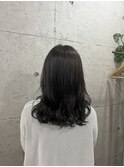 コテ巻き風パーマ