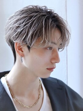 オーシャントーキョー サニー 原宿(OCEAN TOKYO Sunny) 韓国マッシュパーマニュアンスパーマセンターパートショート