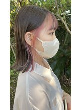 ユウヘアー 尾張旭店(U Hair) インナーカラー×切りっぱなしボブ