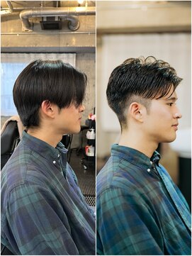 ボンド 三軒茶屋(Bond) メンズカットbefore&after◎三軒茶屋 RYUKI メンズパーマ