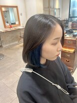 ネオリーブソラ 相模大野店(Neolive sola) インナーカラー/ブルー/レイヤーカット/相模大野/相模大野駅