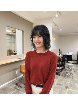 シンス(Since) パーマ/スパイラル/ウェーブ/ボブ/ディープモノトーンオリーブ