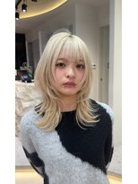 ロンド レア 天神大名店(Lond Le’a) メルティカラー/ウェーブミディアム /似合わせカットスタイル