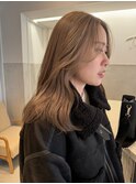 【three.中之島】ミルクティーベージュ