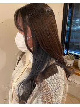 モップス 能見台店(MOPS) ロング×インナーカラー