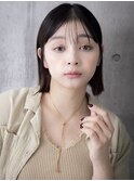 #64/イメチェン/ホワイトブロンド/外ハネボブ/ワイドバング/仙台