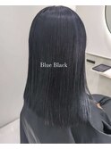 高発色カラー　ブルーブラック　ハイトーンカラー　ダブルカラー