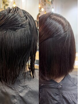 オッジバイケンジ(oggi by KENJE) 縮毛矯正/全頭縮毛矯正/サラ艶