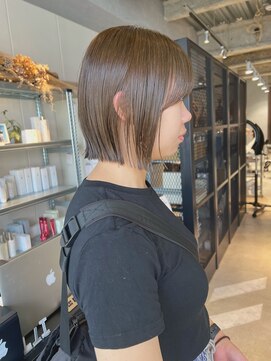 クリアオブヘアー リット(CLEAR of hair LiT) 大人気！切りっぱなしボブ♪ 名古屋ボブ/切りっぱなしボブ