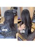 【美フォルム&艶髪】乾かすだけでキマる髪質改善ストレート×デジタルパーマ