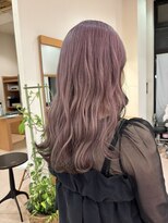 シャンプーボーイ ヒノ(SHAMPOO BOY Hino)&nbsp;ピンクラベージュ×裾カラー