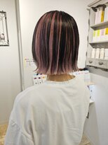 ヘア ケア ディエイチケー(HAIR CARE DHK) アンブレラカラー切りっぱなしボブ