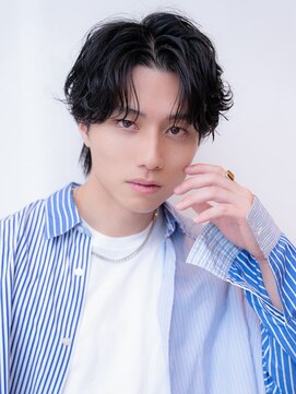 ハバナ 渋谷(HAVANA) センターパート／メンズヘア／ニュアンスパーマ