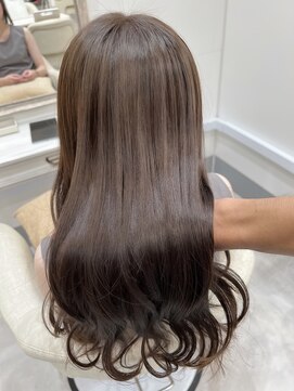 バレル 天王寺阿倍野店(Barrel) ハイライトダブルカラーイルミナカラー縮毛矯正髪質改善