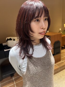 カウ(CAWE) cassis color×medium layer