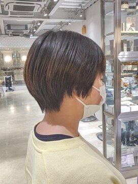 オーガニック リブ 川越(organic+live) 冬の美人見え◎前下がりショーボブ×髪質改善