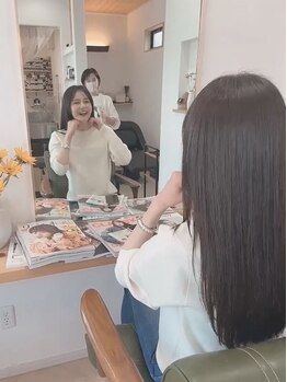 ハニーヘアー(HONEY HAIR)の写真/経験豊富なスタイリストが高い技術力で、一人一人の髪のお悩みも解消し、毎日をより楽しくするお手伝いを♪