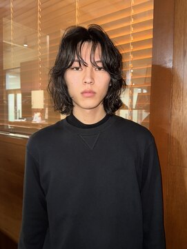 ニーム 栄(nimes) 大人メンズボブパーマ