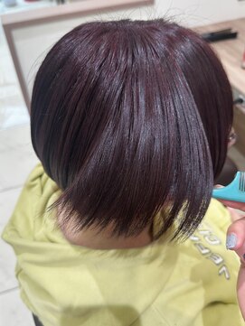 アッシュ 下丸子店(Ash) 髪質改善カラーパープルヘアカラー