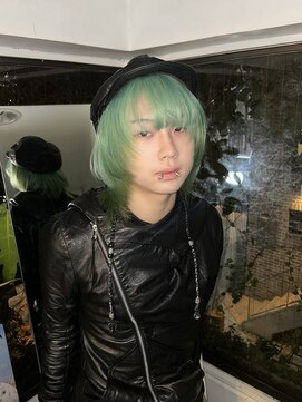 キイ 原宿 表参道(K.e.y) シャギーカット/ミントカラー/中性ヘア