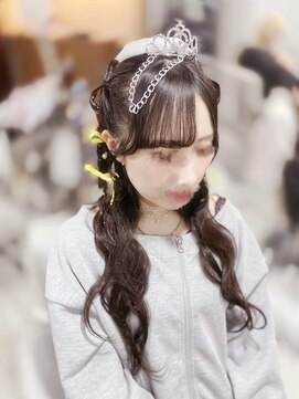 アイビー 新宿(IVY) 髪リボンハーフツイン