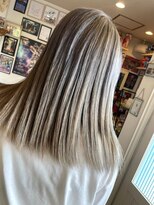 ヘア メイク ココ(hair make coco)&nbsp;ケアブリーチ×スノーグレージュ