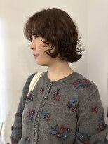 ニーム 栄(nimes)&nbsp;ボブパーマ・ドライパーマ・ボブ・アッシュブラウン