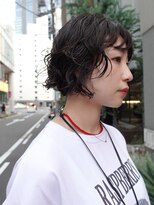 ユルクメゾンシティ 名古屋(JURK MAISON CITY) 名古屋/ミルクティーブロンド/ダークブルー/デジタルパーマ