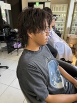 ラヴィット 横浜店(LUVIT)&nbsp;ツイストスパイラル ウルフパーマ メンズパーマ 横浜