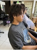 ツイストスパイラル ウルフパーマ メンズパーマ 横浜