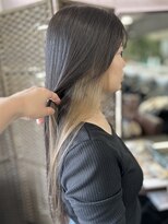 オウルヘアー(Owl hair) パールグレージュのイヤリングカラー/アッシュグレイ