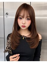 サンドナル 鹿児島天文館(sand NALU)&nbsp;ハッシュカット/グレージュ/デザインカラー[鹿児島天文館]