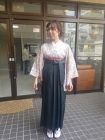 ノラ(Norah)&nbsp;卒業式袴スタイル～とゆるゆるヘアセット