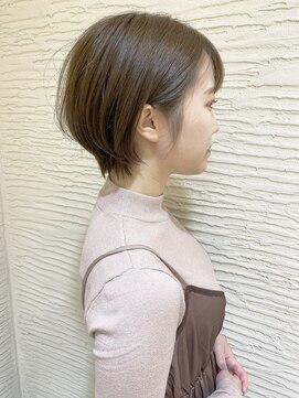 モリオ フロム ロンドン サッポロファクトリー店(morio FROM LONDON) 【morio】札幌ボブ　大人かわいい耳掛けショートボブ