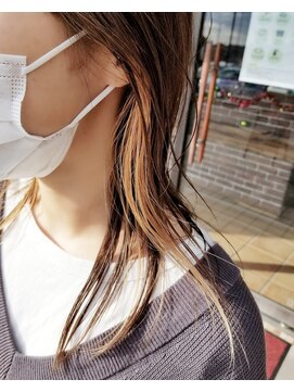 リミックス 南国店(remix) ワイドバング&インナーカラー