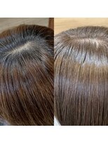 ヘアーメイク トレコローリ(hair make trecolori)&nbsp;【trecolori  津田沼】脱白髪染め／白髪ボカシ／グレー系