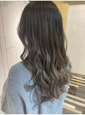 saraju ニシカワ グレージュ ロングレイヤー
