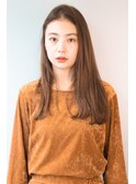 ナチュラルストレートロングスタイル