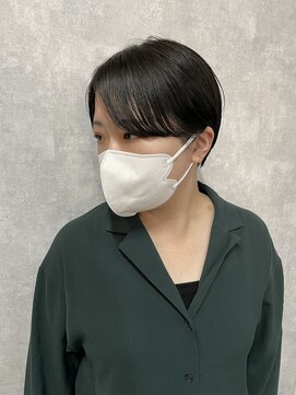 シールドヘアー 沖縄 新都心(C'LD Hair) 【 C’LD 】お客様スタイル_ちょっぴりクールなショートボブ