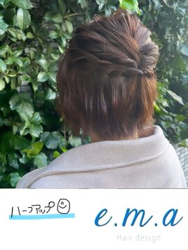 エマヘアデザイン(e.m.a Hair design) ハーフアップ