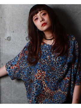 オーク ナチュリ(OAK×NACHUL) ボルドーカラー ワインレッド レイヤーカット